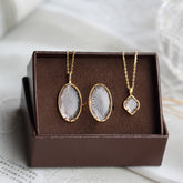 「夏向けヴィンテージデザイン 浮遊花リング ナチュラルホワイトクリスタル&オーバルカット 925スターリングシルバー 指輪/ネックレス」