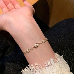 財を招く!福禄のヒョウタンパールブレスレット